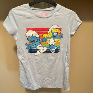 Old Navy Light Blue Collectabilitees Tee